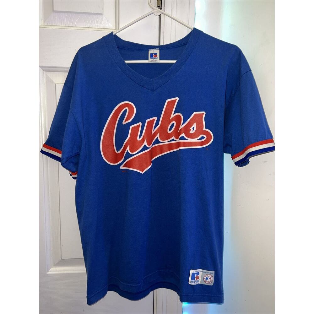 Vintage 1995 Russell Athletics #23 Ryne Sandberg Large Chicago Cubs Short Sleeve